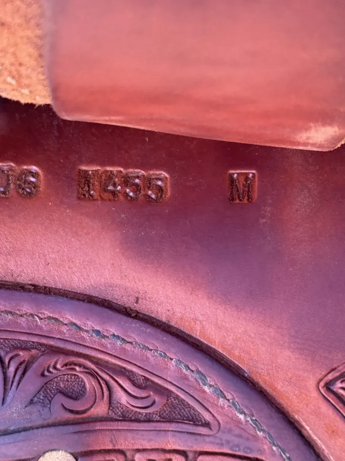 Serial number stamp B16-1455M