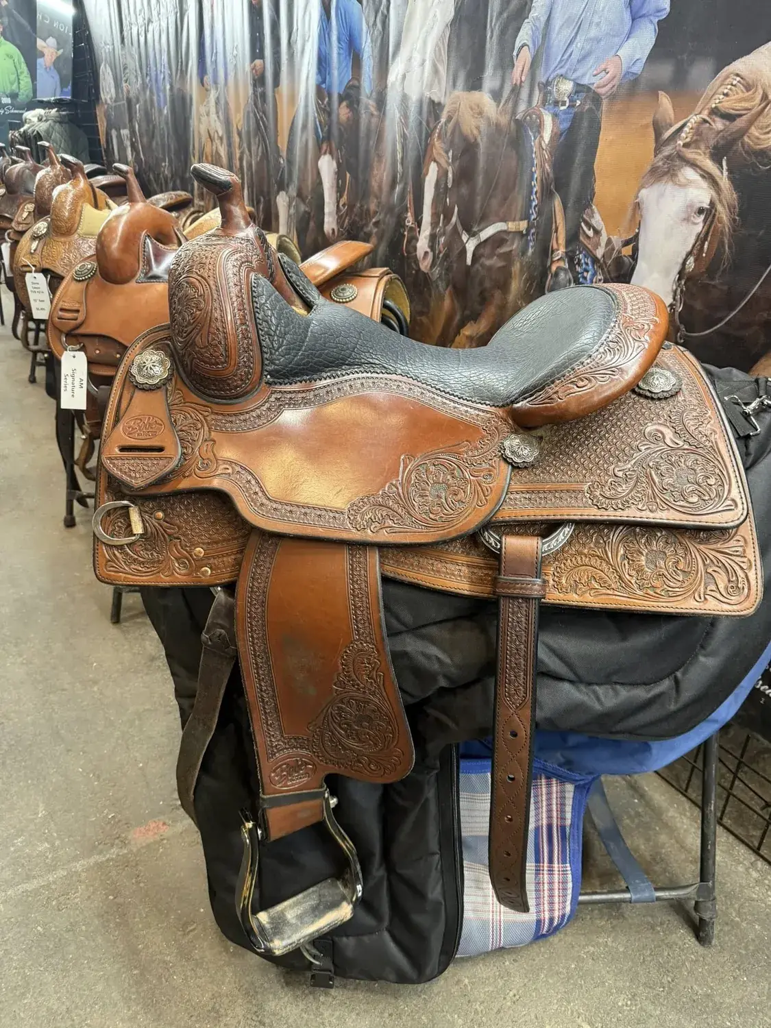 Bob's Custom KR Lady Reiner — 15.5 Bison Seat B21-584 — $4,995