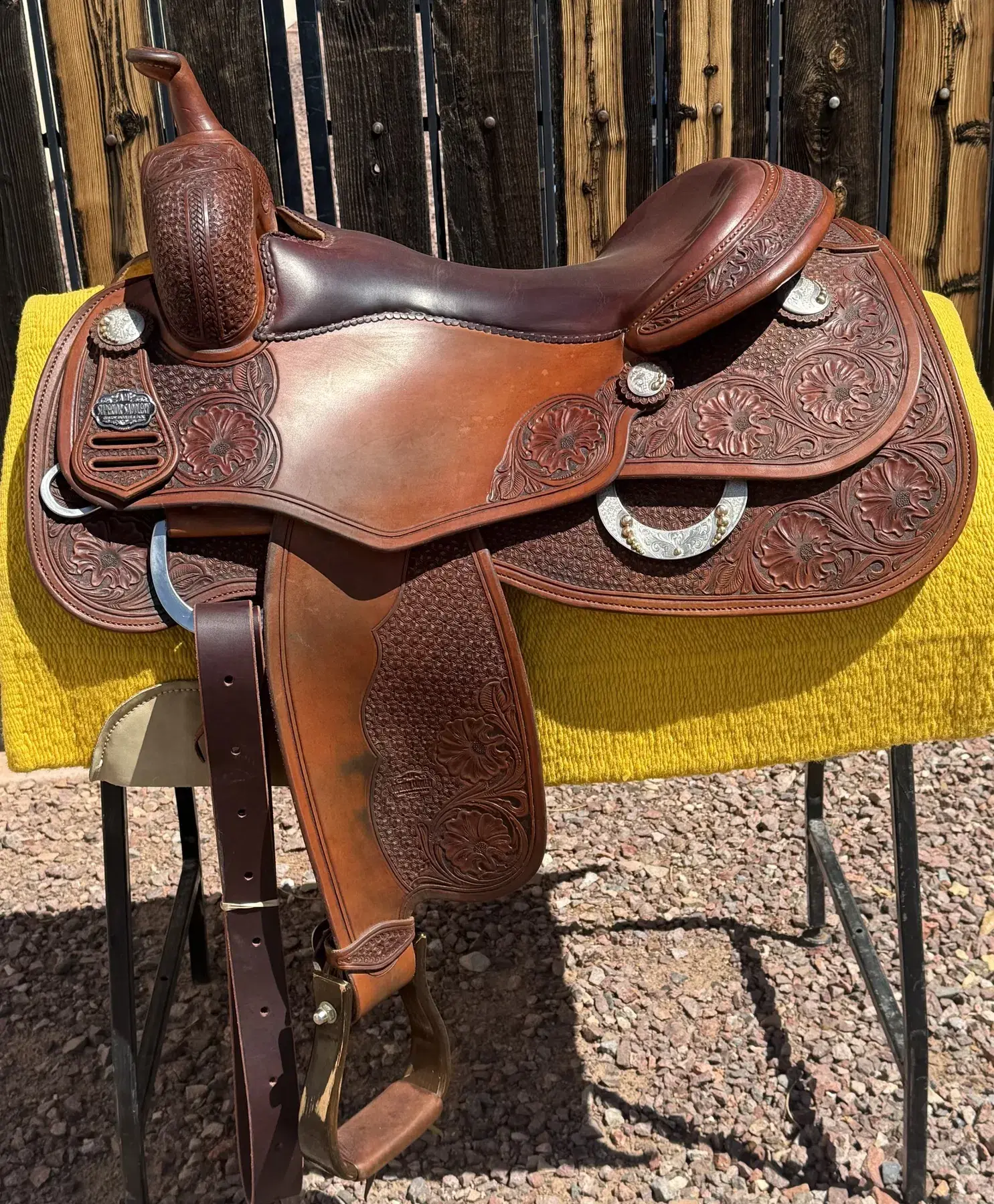Parts of the Reining Saddle