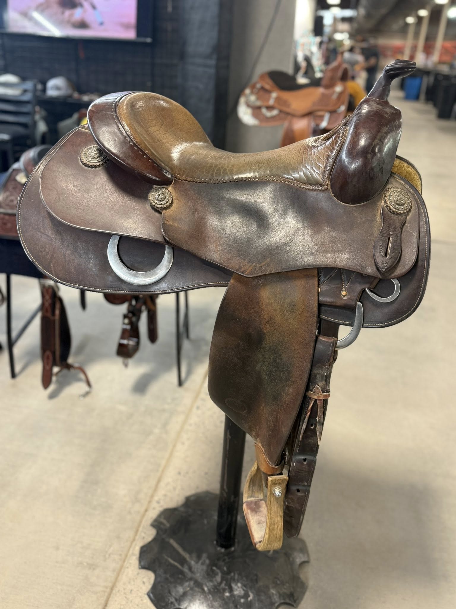 Jason Vanlandingham Reiner by Superior Saddlery — 16 Bison Seat — $2,995
