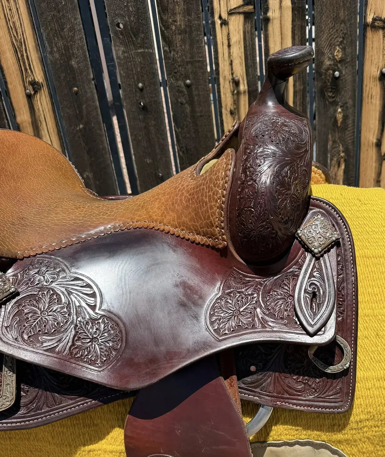 Kyle Tack Reiner 15.5 — seat detail view