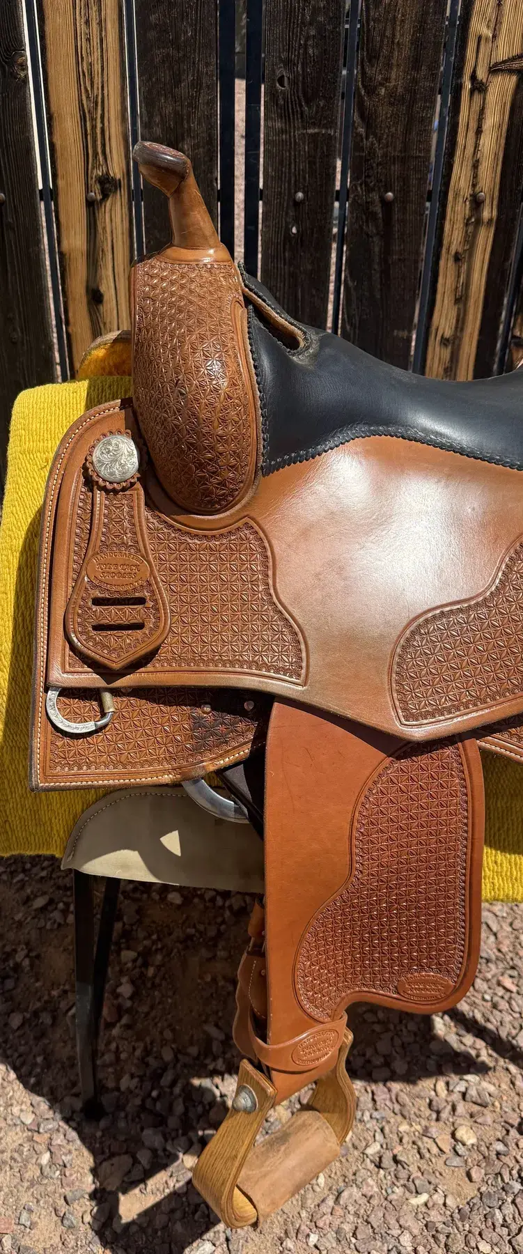 Kyle Tack Reiner 16 — left side with Kyle Tack Handcrafted badge