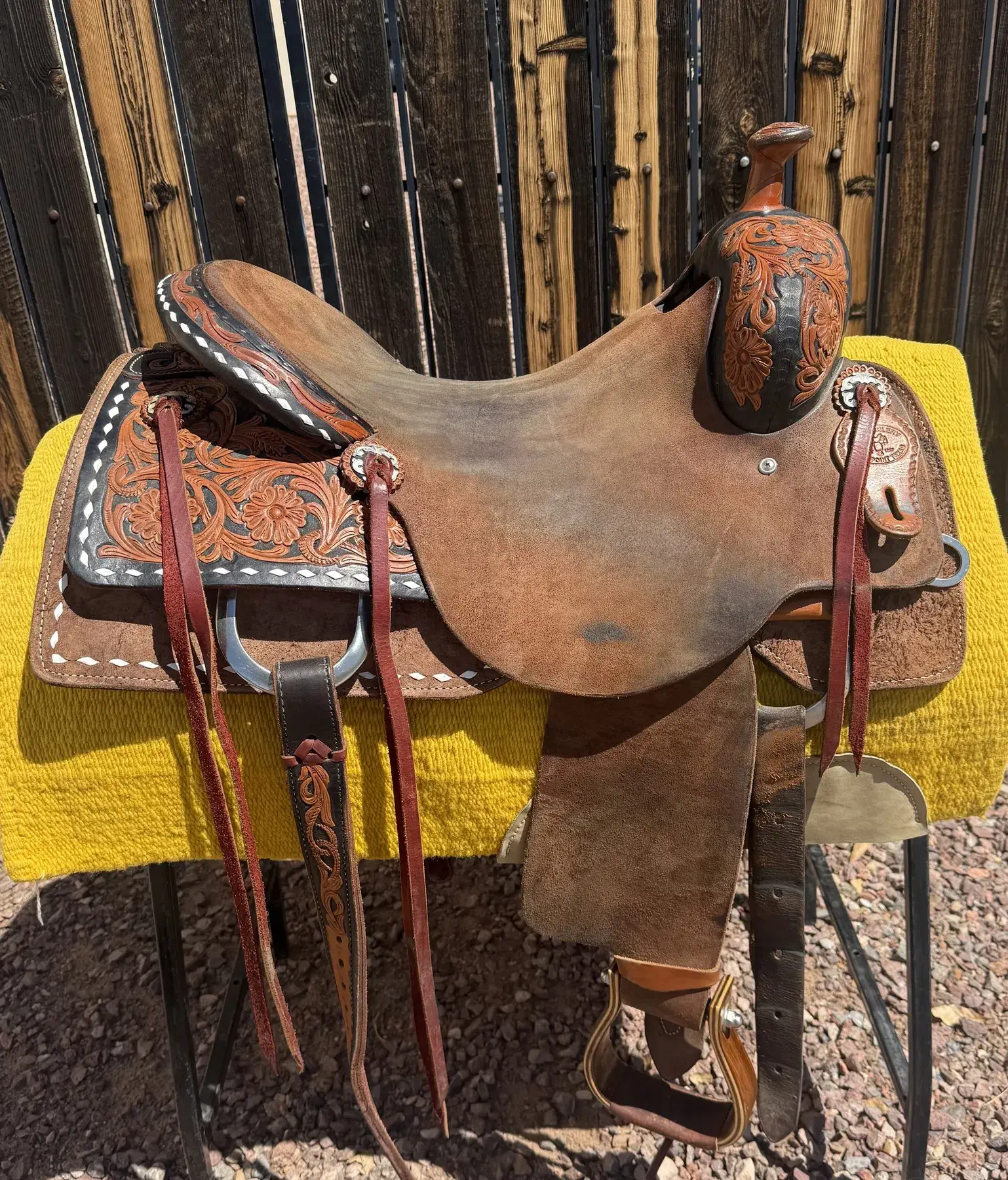 SRS Ranch Saddle — full right side view